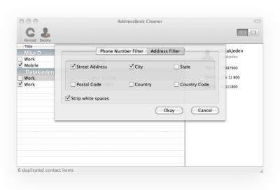 Скриншот приложения AddressBook Cleaner - №4