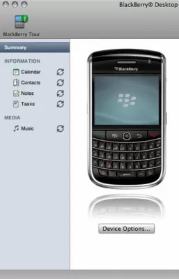 Скриншот приложения BlackBerry Desktop Manager - №3