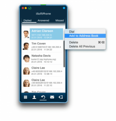 Скриншот приложения iSoftPhone - №4