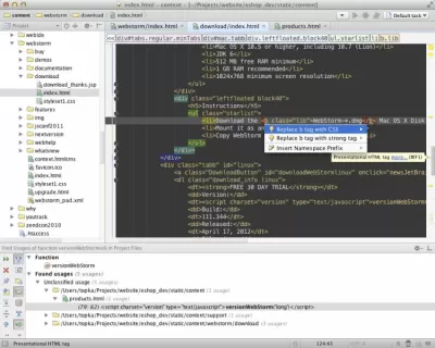 Скриншот приложения WebStorm - №1