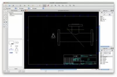 Скриншот приложения LibreCAD - №1