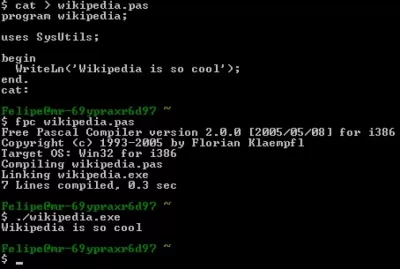 Скриншот приложения Free Pascal - №1