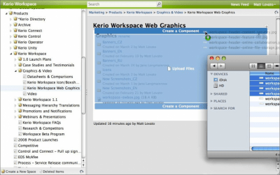 Скриншот приложения Kerio Workspace - №2
