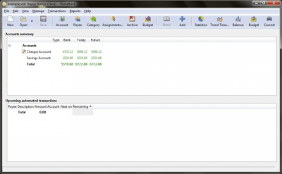 Скриншот приложения HomeBank - №3