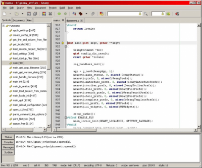 Скриншот приложения Geany - №6