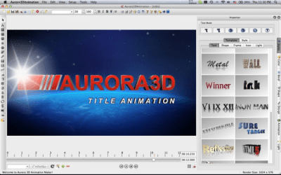 Скриншот приложения Aurora 3D Animation Maker - №1