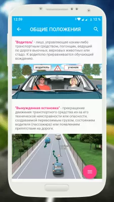 Скриншот приложения ПДД РФ 2021 - №3