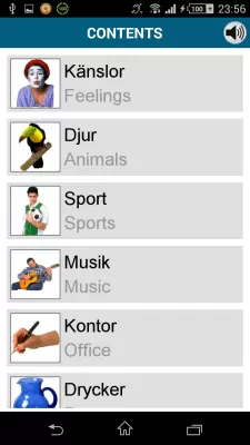 Скриншот приложения Шведский 50 языков - №6