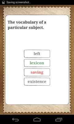 Скриншот приложения Words, words, words! - №3