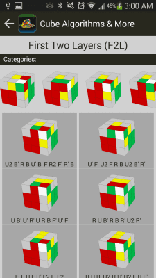 Скриншот приложения Кубик Рубика Алгоритмы и Более - №2