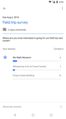 Скриншот приложения Google Classroom - №5