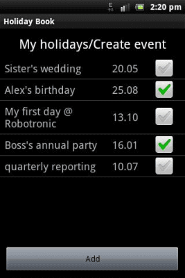 Скриншот приложения Поздравлялка - №5