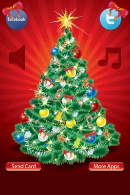 Скриншот приложения Christmas Music Tree Free - №1