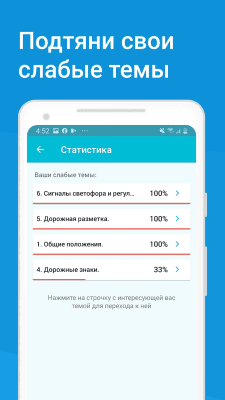 Скриншот приложения Рэй.Экзамен ПДД 2022: билеты ГИБДД - №6