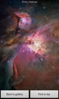 Скриншот приложения Sky Map - №5
