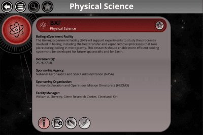 Скриншот приложения Space Station Research Xplorer - №4