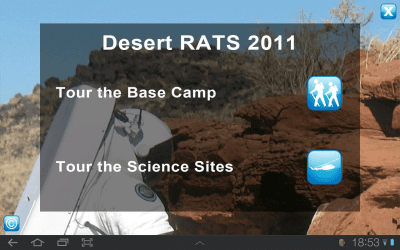 Скриншот приложения NASA Desert RATS Virtual Site - №1