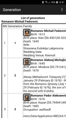 Скриншот приложения Генеалогическое древо семьи - №8