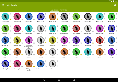 Скриншот приложения Cat Sounds - №5