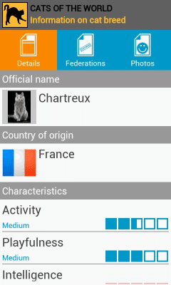 Скриншот приложения Кошки со всего света - №3