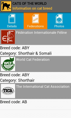 Скриншот приложения Кошки со всего света - №4