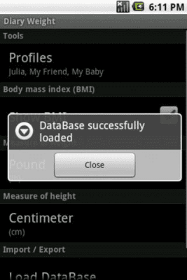 Скриншот приложения Diary Weight - №8