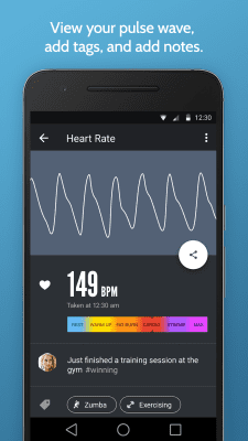 Скриншот приложения Azumio Instant Heart Rate - №3