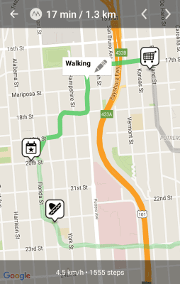 Скриншот приложения Moves - №3