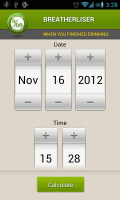 Скриншот приложения Алкотестер - №6