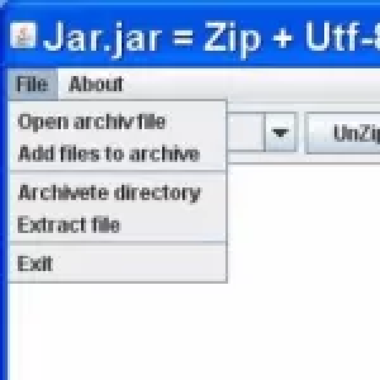 Архиватор Jar.jar скачать на Windows бесплатно