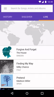 Скриншот приложения TrackID: Распознавание музыки - №4