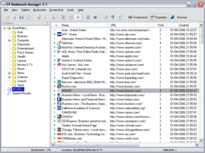 Скриншот приложения SV Bookmark - №7