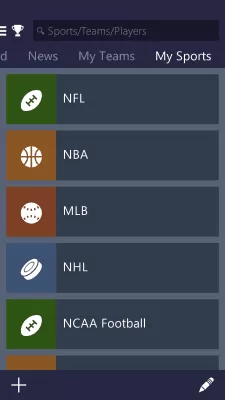 Скриншот приложения MSN Спорт — очки и статистика - №4
