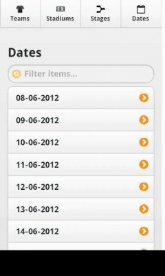 Скриншот приложения ЕВРО-2012 Календарь игр - №7