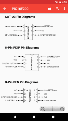 Скриншот приложения PICmicro Database - №3