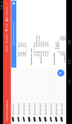 Скриншот приложения PICmicro Database - №9