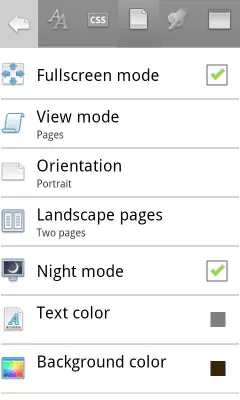 Скриншот приложения Cool Reader - №6