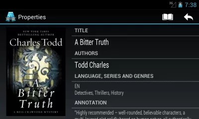 Скриншот приложения AlReader - №8