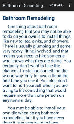 Скриншот приложения Bathroom Decorating Ideas - №8