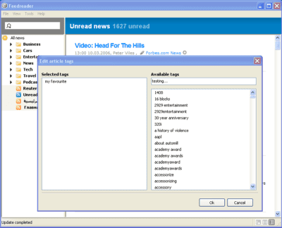 Скриншот приложения FeedReader - №7