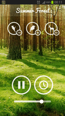 Скриншот приложения Forest Sounds - №2