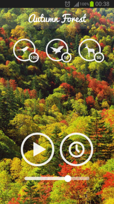 Скриншот приложения Forest Sounds - №4