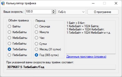 Скриншот приложения Калькулятор трафика - №3