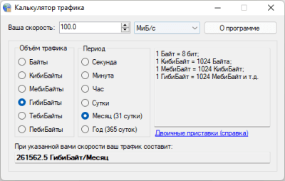 Скриншот приложения Калькулятор трафика - №5