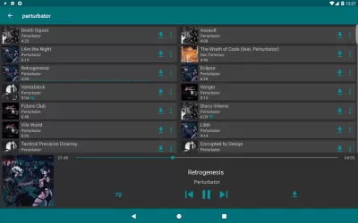 Скриншот приложения Murglar - музыка ВКонтакте, Яндекс, SoundCloud и Deezer - №8