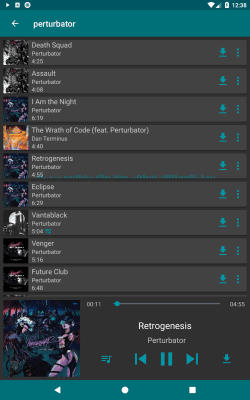 Скриншот приложения Murglar - музыка ВКонтакте, Яндекс, SoundCloud и Deezer - №12
