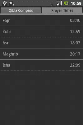 Скриншот приложения Qibla Compass - №2