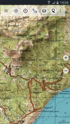 Скриншот приложения Российские топо карты (ранее Советские военные карты) - №2