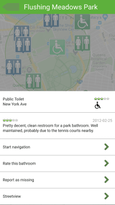 Скриншот приложения Найти Туалет - №2