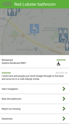 Скриншот приложения Найти Туалет - №3